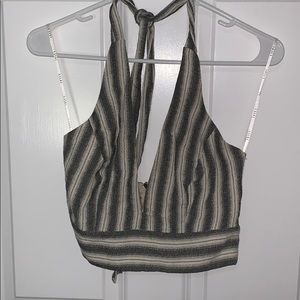 Bobbles and Lace crop top